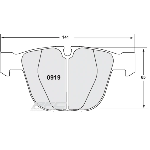 PFC Z-Rated Rear Brake Pads For BMW M3 E9X (07-13) - Image 2