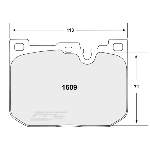 PFC 11 Front Brake Pads For BMW M3 F80 - Image 2