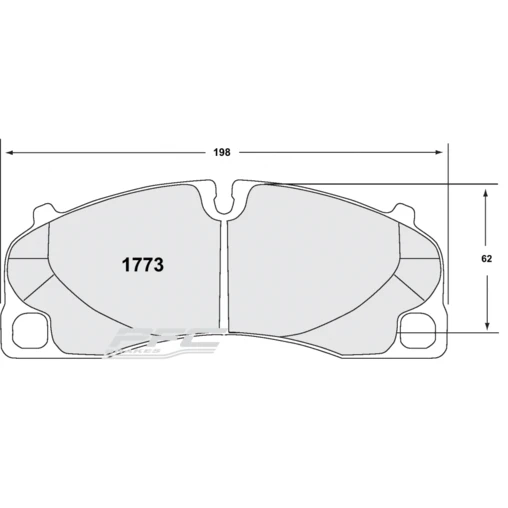 PFC 331 Front Brake Pads For Porsche 991 GT3 - Image 2