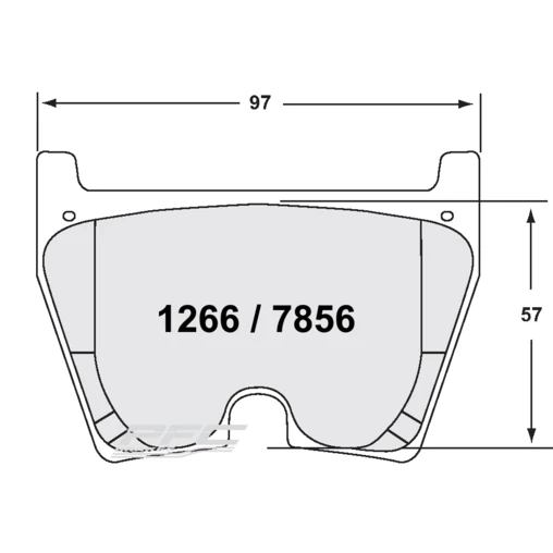 PFC Z-Rated Front Brake Pads For Audi R8 - Image 2
