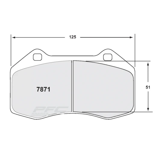 PFC 11 Front Brake Pads For Renault Clio 3 RS - Image 2