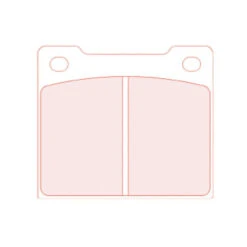 CL Brakes RC8 Rear Brake Pads For Renault Clio I Gr.A