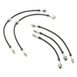 Goodridge Braided Brake Hoses For Fiat Uno Turbo, Without ABS