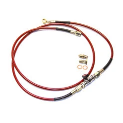 Output Hydraulic Handbrake "Line Lock" Hose In Red - 180 Cm