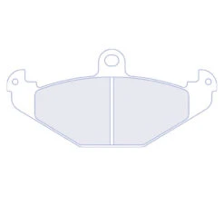 CL Brakes RC8 Rear Brake Pads For Lotus Exige S2