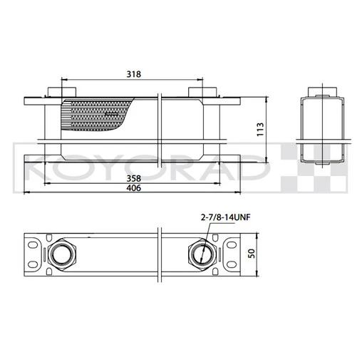 Koyorad 15 Row Universal Oil Cooler - Image 2